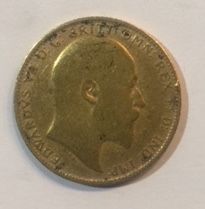 null Gold coin. United Kingdom

Gold coin, sovereign, Great Britain, Edward VII

Sovereign...