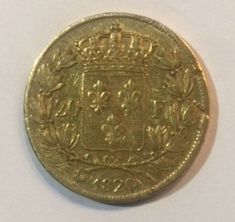 null Gold coin. France

A 20 francs gold coin Louis XVIII naked bust, 1820.

Weight...