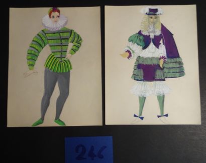 DERAIN DERAIN ANDRÉ ( 1980-1954 )

Set of 5 projects of costumes for the theatre...