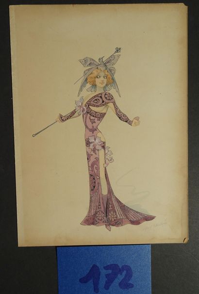 CHOUBRAC CHOUBRAC ALFRED ( 1853-1902 )

"Danseuses " c.1880. Costumes créés pour...