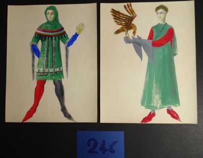 DERAIN DERAIN ANDRÉ ( 1980-1954 )

Set of 5 projects of costumes for the theatre...