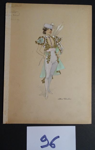CHOUBRAC CHOUBRAC ALFRED ( 1853-1902 )

"Carmen" c.1900. Costumes créés pour le music-hall....