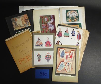 null COSTUMES

Set of documents and reproductions on music-hall and show costumes,...