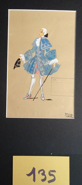 JENNY CARRÉ JENNY CARRÉ ( 1902-1945)

"Waltz of Vienna". Set of 2 gouaches, watercolors,...