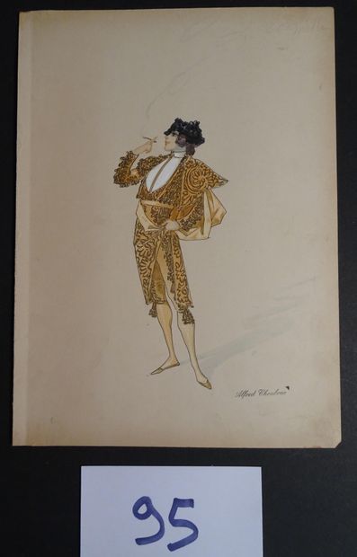 CHOUBRAC CHOUBRAC ALFRED ( 1853-1902 )

"Matador " c.1900. Costume créé pour le music-hall....