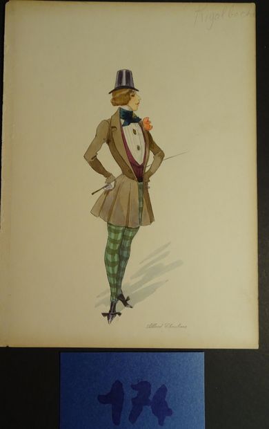 CHOUBRAC CHOUBRAC ALFRED ( 1853-1902 )

"Rigolboches" c.1880. Costumes créés pour...