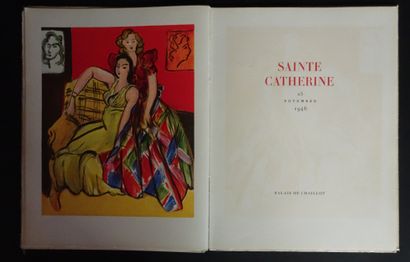 null HENRI MATISSE - Programme pour la fête des Catherinettes, 1946 organisée par...