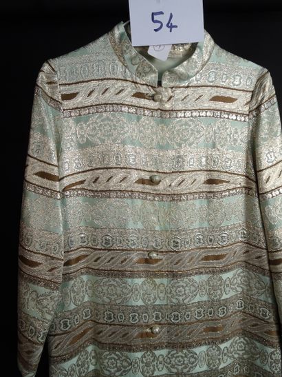 null MARY PATRICE. Embroidered coat circa 1970. Scratched Mary Patrice Monte Car...