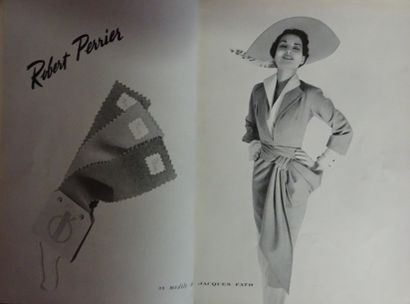 null Magazine FÉMINA hors serie, printemps 1950. Nombreuses photographies, publicités,...