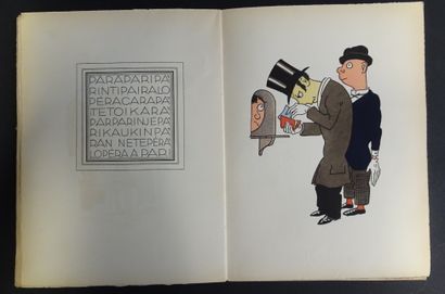 null POIRET Paul. "POPOLOREPO", 1927, 35 illustrations par Pierre Fau, dédicacé par...