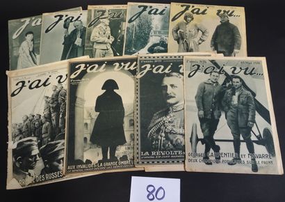 null J'ai Vu. Magazines from May 1, 1915 to May 1, 1918. 92 issues + special issue...
