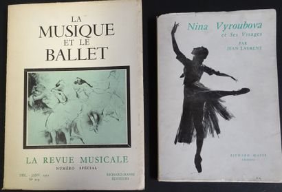 null BALLET. "Nina Vyroubova" by Jean Laurent, 1958, dedicated to Jean Robin by Serge...