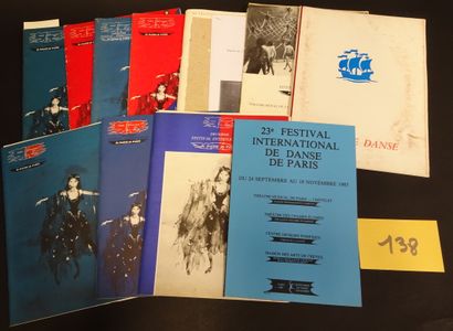 null Archive fonds Jean ROBIN. Festival International de la danse de Paris 1963 à...