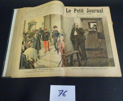 null Le petit Journal, année 1895, revues relié, du 6 janvier 1895 au 22 décembre...