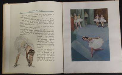 null "La danse à l'Opéra" d'Emmanuel Bourcier, 1945, numéroté 152. Nombreuses illustrations...