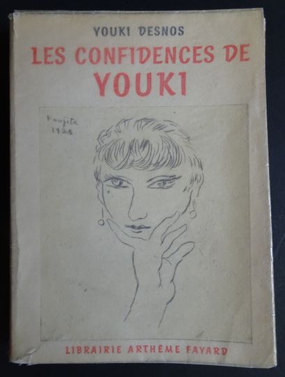 null YOUKI DESNOS. "Les confidences de Youki", 1957. Dedicated full page by Youki...