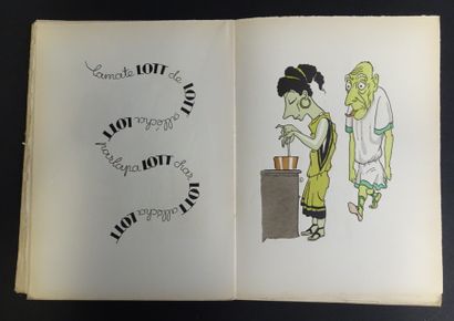 null POIRET Paul. "POPOLOREPO", 1927, 35 illustrations by Pierre Fau, dedicated by...