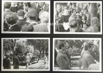 null PHOTOGRAPHIES. Ensemble de 4 photographies sur l'enterrement de NIJINSKI au...