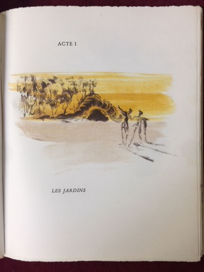 null JEAN COCTEAU."Renaud et Armide", 1941 illustré de Christian Bérard, exemplaire...