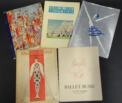 null BALLETS RUSSE COL.W.DE.BASIL. Programmes des ballets russes 1936-1937, 1936,...