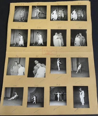 null BALLETS DES CHAMPS ELYSÉES. Ensemble de 313 photographies pour les ballets des...