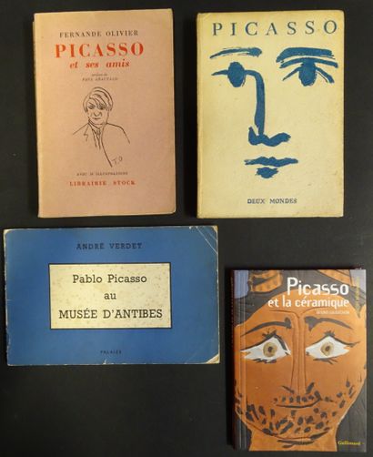 null PICASSO. "Picasso and his friends" by Fernande Olivier 1933 + Picasso "Drawings"...