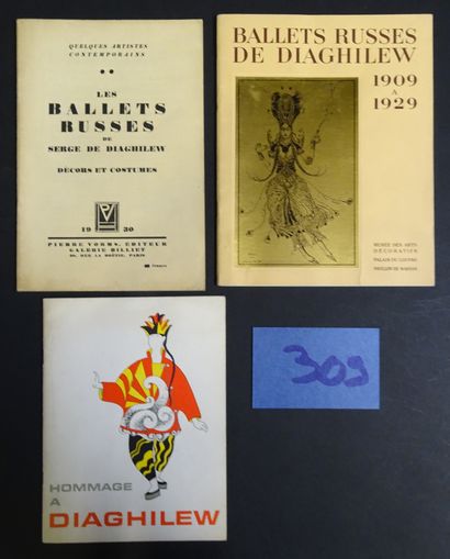 null BALLETS RUSSE DE SERGE DE DIAGHILEV. "1909 to 1929", catalog of the exhibition...