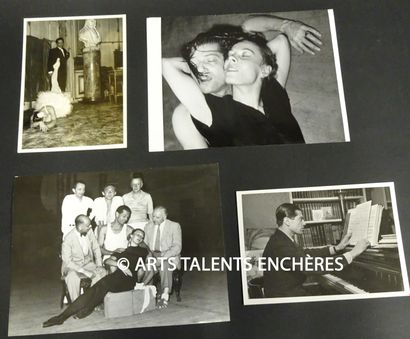 PHOTOGRAPHIES. Set of 12 photographs of Serge...