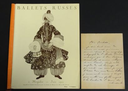 BALLETS RUSSES. Programme des ballets russes...
