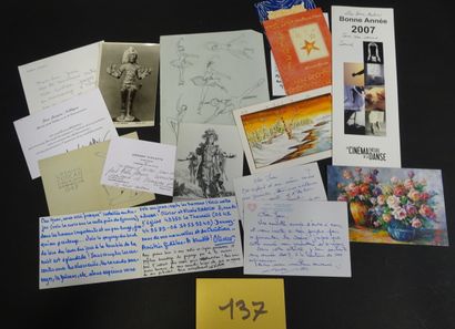 null Archive Jean ROBIN. Ensemble de courriers, lettres, photographies et cartes...