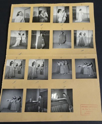 null BALLETS DES CHAMPS ELYSÉES. Ensemble de 313 photographies pour les ballets des...