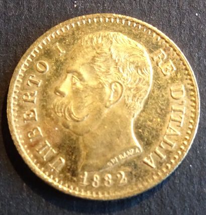 Gold coin. Coin 20 pound Umberto 1er, Gold,...