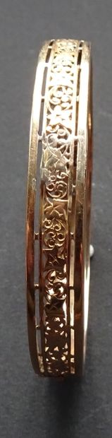null Gold bracelet. Weight : 12,18 g.