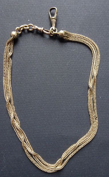 Gold chain. Weight : 16,20 g.