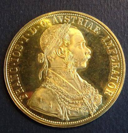 Gold coin. Coin of 4 ducats, GOLD, Austria,...