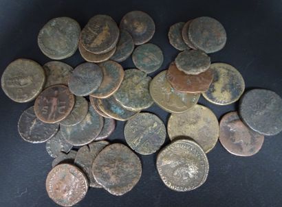 Important lot of antique and roman coins...
