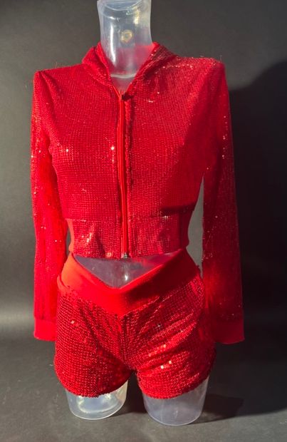 null 8 red sequin jackets.