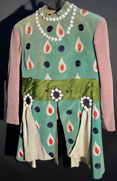 JEAN-DENIS MALCLÉS PARIS OPERA. "Obéron" 1954. 2 complete costumes (3 pants + gaiter...