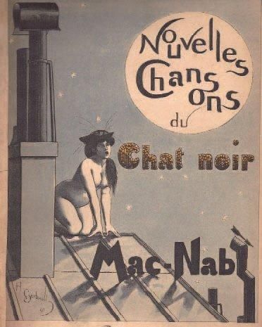 null CHANSONS Nouvelles chansons du Chat Noir, Maurice Mac-Nab, 1891, couverture...