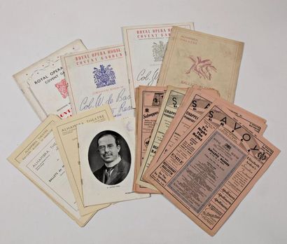 null BALLETS RUSSES C.W. DE BASIL'S 24 programmes 1934, 1935, 1936, 1937, 1939 pour...
