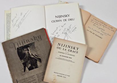 null BALLETS RUSSES, NIJINSKY Revue Masque; Nijinsky ou la grâce de Françoise Reiss,...