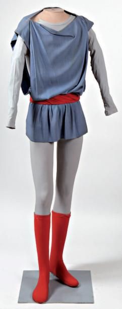 JEAN COCTEAU «PHÈDRE» Costume réalisé par Jean Cocteau pour le ballet Phèdre du 14...