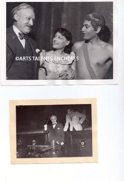 null «PROMÉTHÉE» 3 photographies vers 1929, cachet de collection Lifar. Divers f...