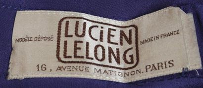 Lucien Lelong Fond de robe, vers 1935, designé «Enchantement» sur étiquette d'époque....