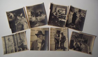 null Michel Simon et divers Film La chienne de Jean Renoir, 1931 2 photographies,...