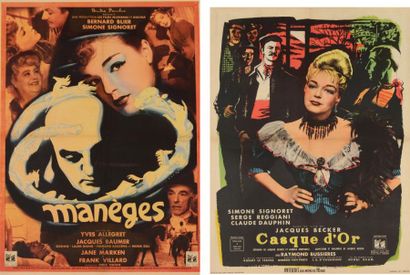 null Affiches Manège d'Yves Allégret, 1950. + Casque d'or de Jacques Becker, 1952....