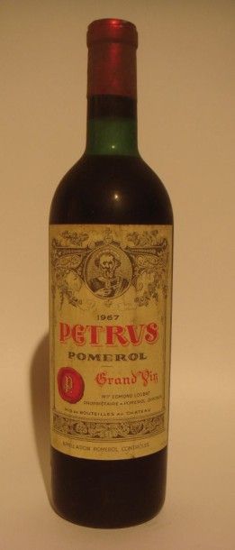 PETRUS Pomerol 1967
Cru exceptionnel x 3 bouteilles
Estimations par bouteille 