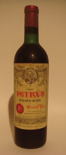 PETRUS Pomerol 1967, 
Cru exceptionnel x 3 bouteilles
Estimations par bouteille 