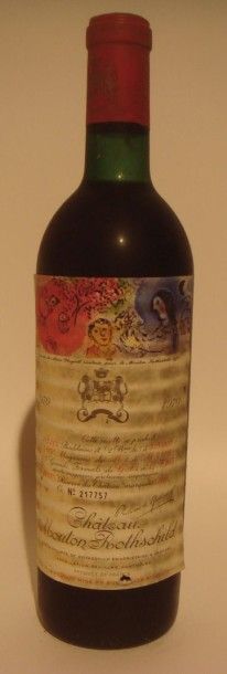 Château Mouton Rothschild 1er cru classé de Pauillac 1970
x 12 bouteilles
Estimations...