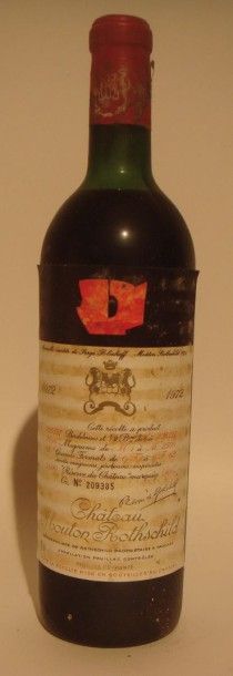 Château Mouton Rothschild 1er cru classé de Pauillac 1972
x 4 bouteilles
Estimations...